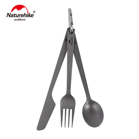 Naturehike Lightweight Titanium Cutlery Knife Fork Spoon